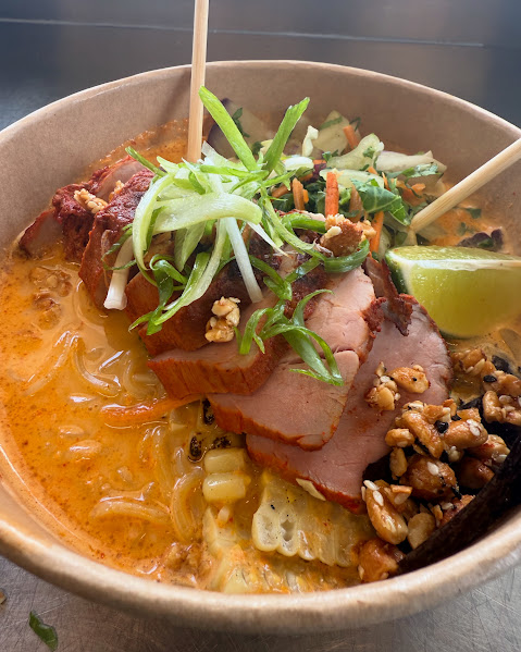 Pork Tenderloin Laksa (Malaysian ramen)
